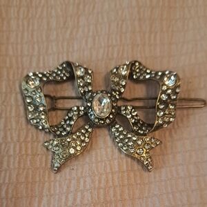 Elegant Bow Rhinestone Hair Clip